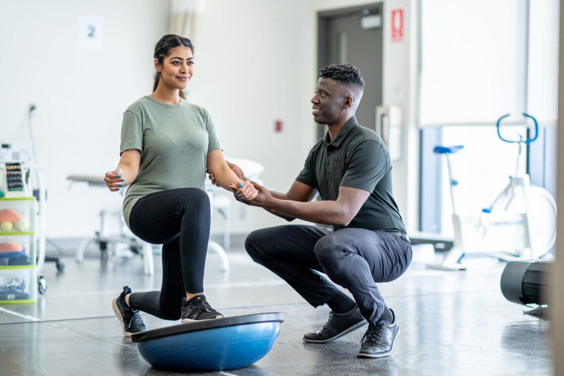 Physical Therapy on the Gym Floor