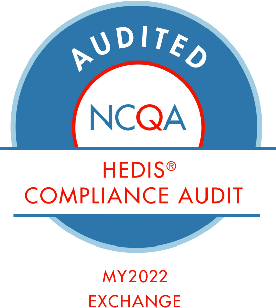 Seal Displaying NCQA HEDIS Exchange Compliance Audit for 2022